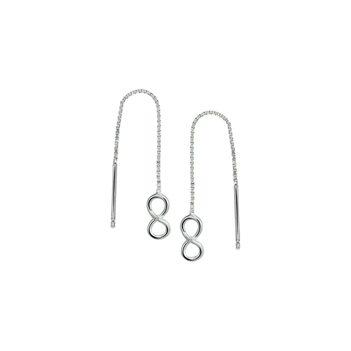 Deze oorringen zijn gemaakt van gerhodineerd zilver en ze zijn zilverkleurig. Het is een sieraad voor dames.