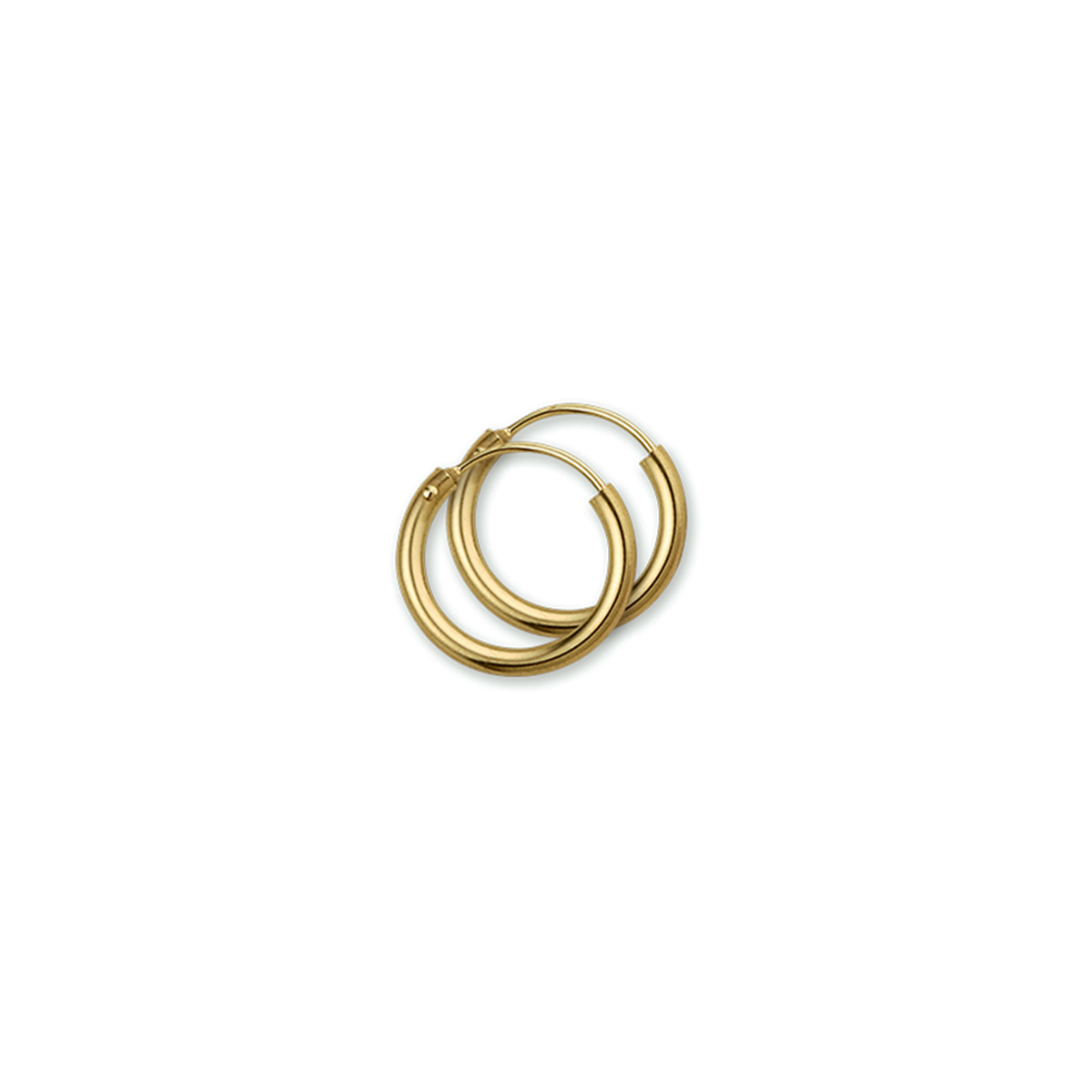 13 x 1,8 mm Goud Ronde Buis
