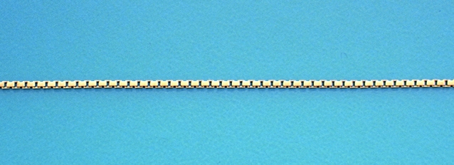 gouden lengtecollier, venetiaan 0.9mm 45cm