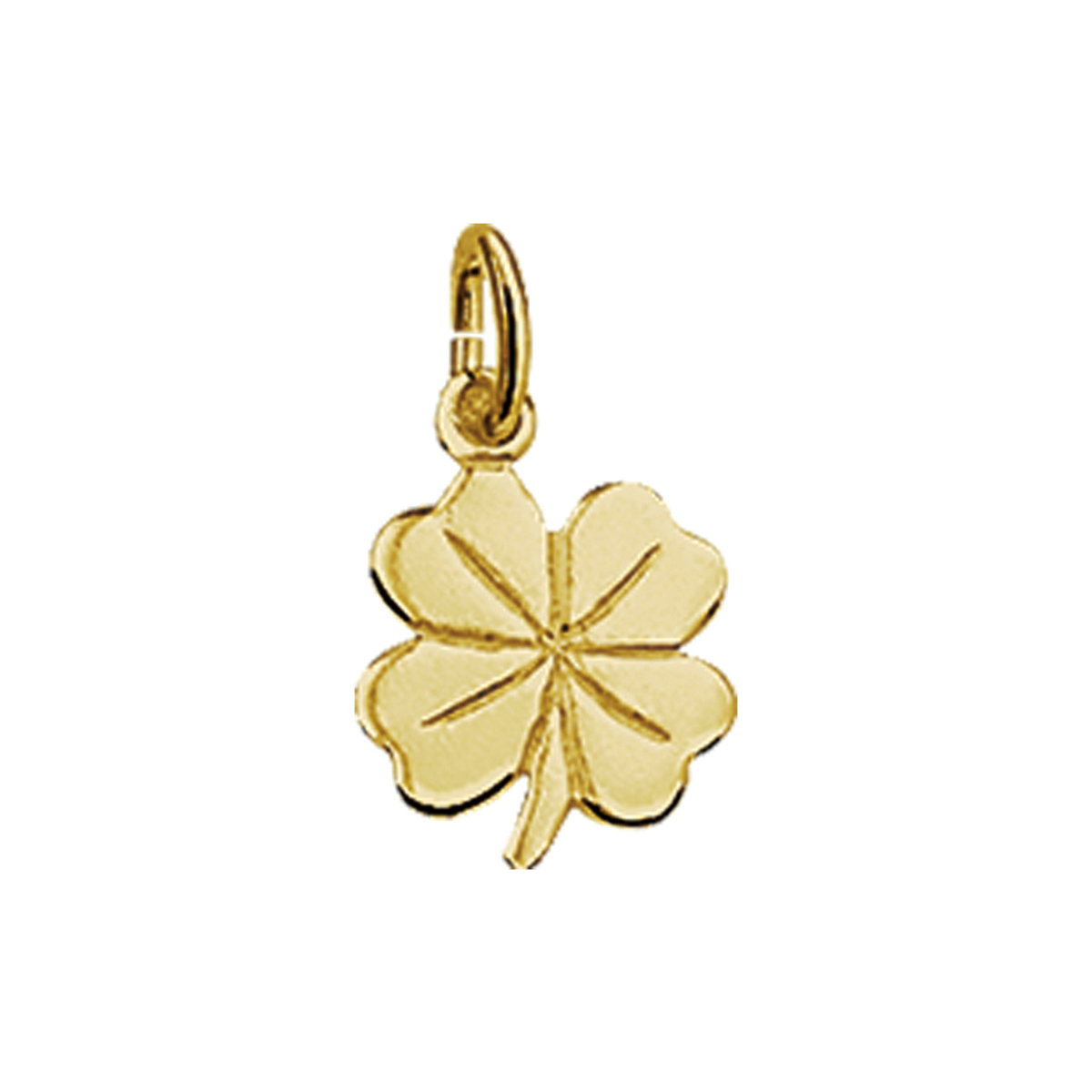 De Hanger Klaver, modelnummer 4018518, is een elegante gouden bedel met een glanzende afwerking. Deze charmante hanger, 12 mm hoog en 7 mm breed, straalt in goudkleur en weegt 0,52 gram. Draag hem aan een ketting of armband voor een vleugje luxe en verfijning aan je sieradencollectie. Perfect voor elke gelegenheid.