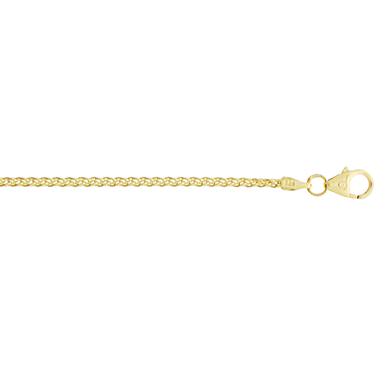 De armband is gemaakt van geelgoud en is goudkleurig. Het is een sieraad voor dames.