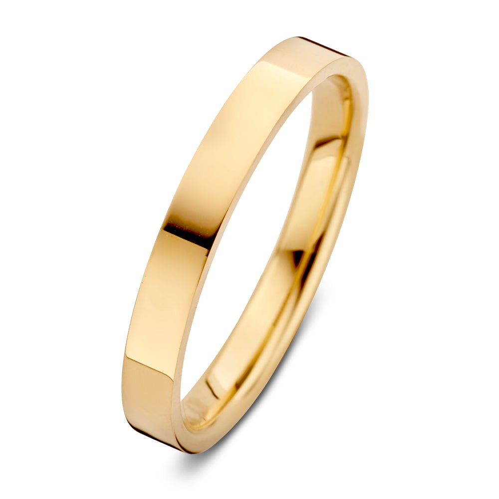 Sam is de prachtige strakke ring uit onze trouwringen collectie! Ook onze trouwringen zijn uiteraard gecreëerd met duurzame materialen. We gebruiken uitsluitend 18 karaat gerecycled goud voor de trouwringen.En alle trouwringenen verlovingsringen zijn dankzij hun vormperfect te combineren zijn met de andere ringen uit de Aurore collectie.

De Sam is ook leverbaar in witgoud.
