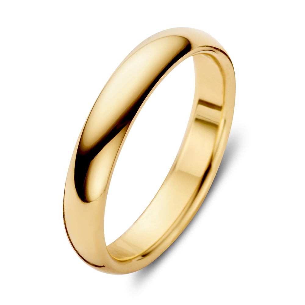 Bowie is de prachtige bolle ring uit onze trouwringen collectie! Ook onze trouwringen zijn uiteraard gecreëerd met duurzame materialen. We gebruiken uitsluitend 18 karaat gerecycled goud voor de trouwringen.En alle trouwringenen verlovingsringen zijn dankzij hun vormperfect te combineren zijn met de andere ringen uit de Aurore collectie.

De Bowie is ook leverbaar in witgoud.


