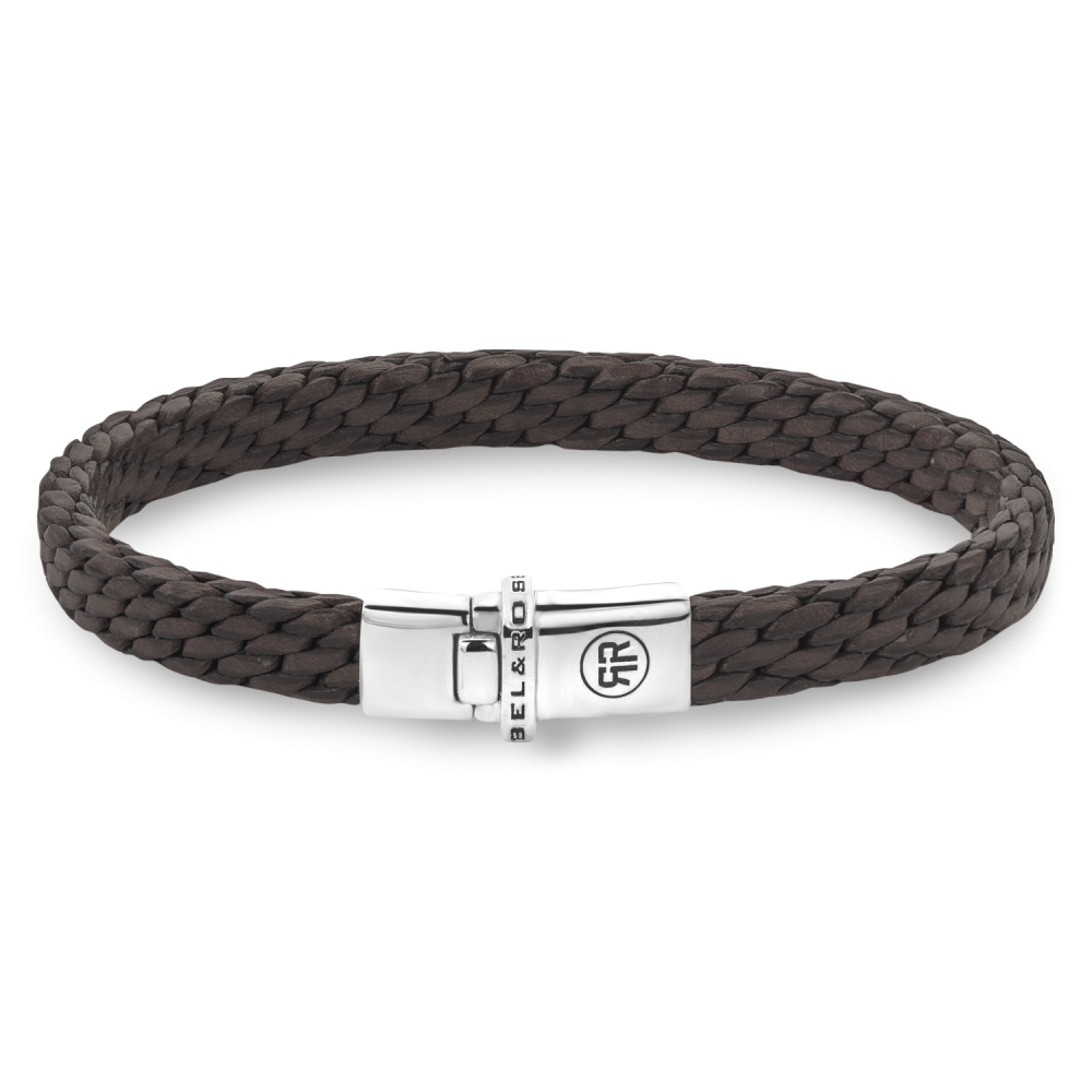 Leren armband van het merk Rebel & Rose. De armband is handmade op Bali met de mooiste leer-soorten en een Sterling Zilveren sluiting (925).
