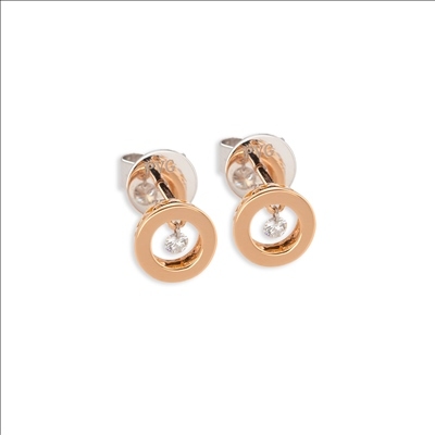 VEGA

EARRINGS 18KT.GOLD
Gold 2.50 Gr (on photo rosé gold)
DM 0.10 Kt