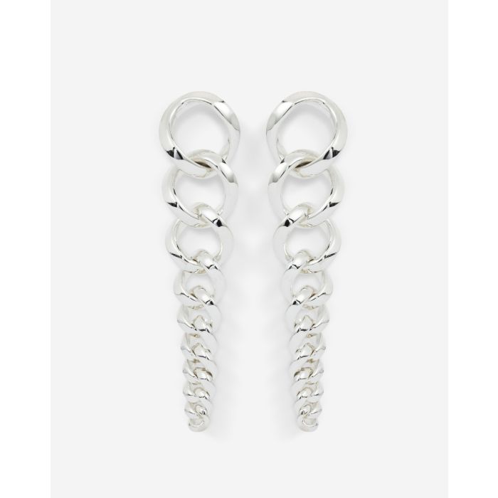 Earrings Chain Gradient Silver