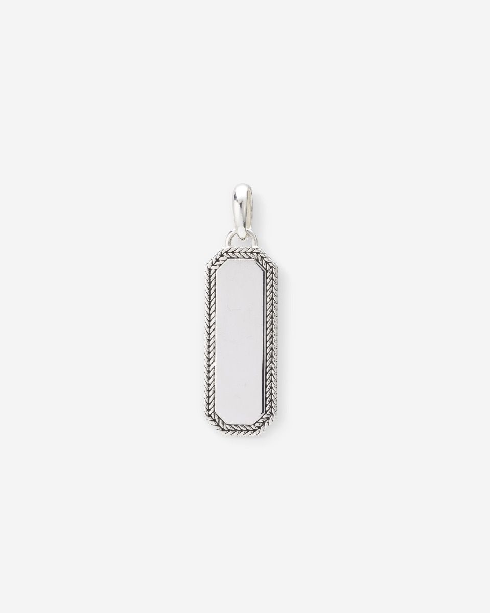 Buddha to Buddha zilveren hanger Barbara Octagon Tag 692 one