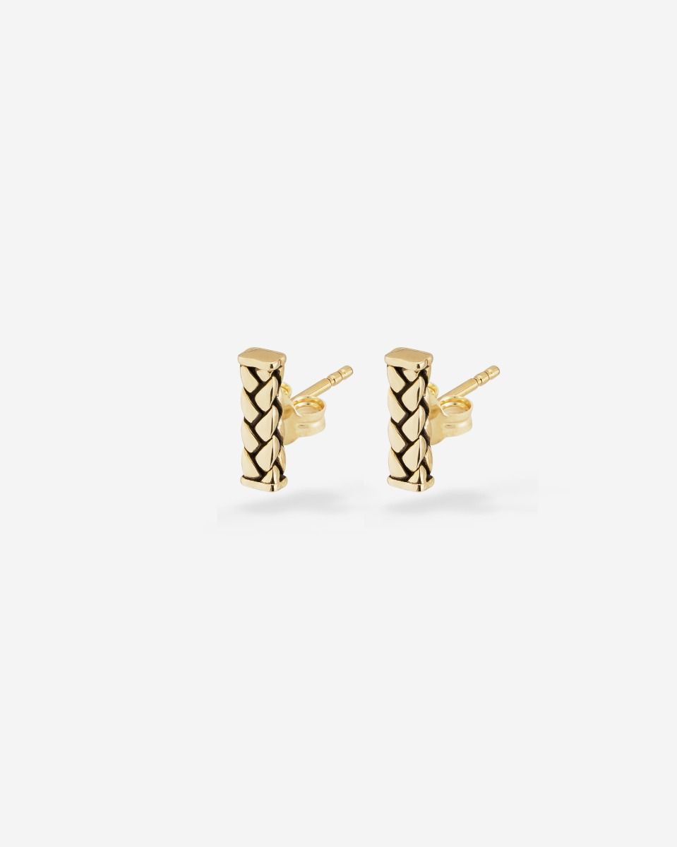 Buddha to Buddha G019 - George 14K Geelgouden Oorknoppen