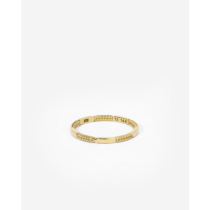 Buddha to Buddha Stackting ring Barbara Mix Gold 14krt