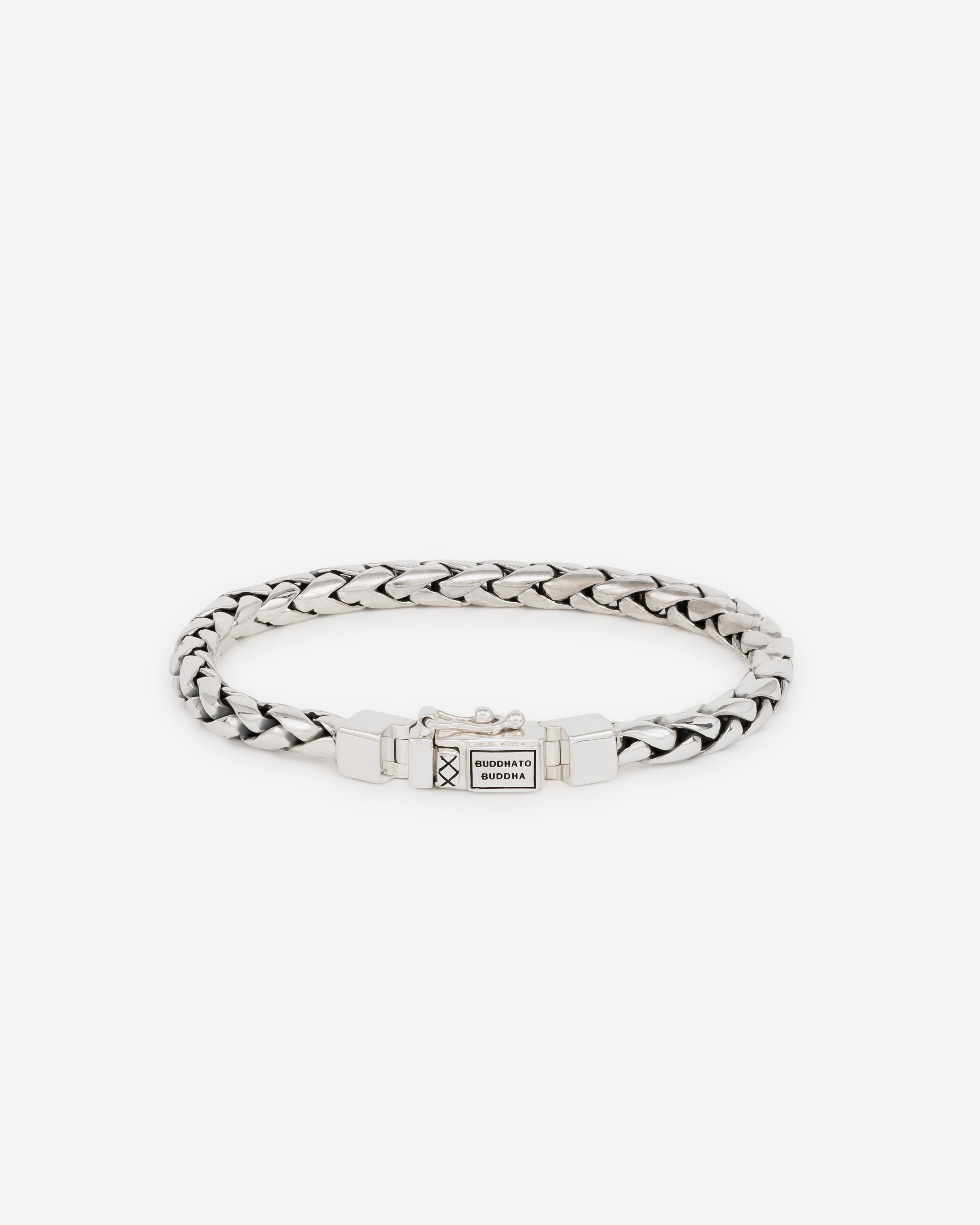 J809 E - GEORGE XS ARMBAND ZILVER