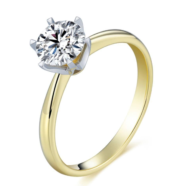 Gisser ring 14 krt Lab Grown diamond 1.00 crt 