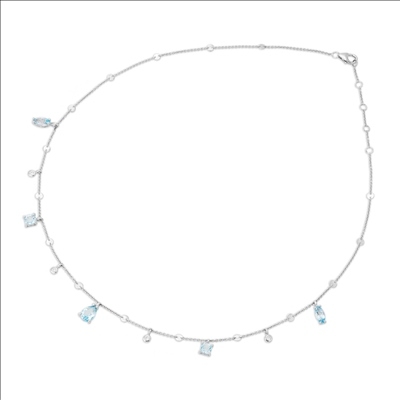 IRIS

NECKLACE 18 KT GOLD
Gold 3.97 Gr
DM 0.08 Kt
Sky Topaz 2.30 Kt