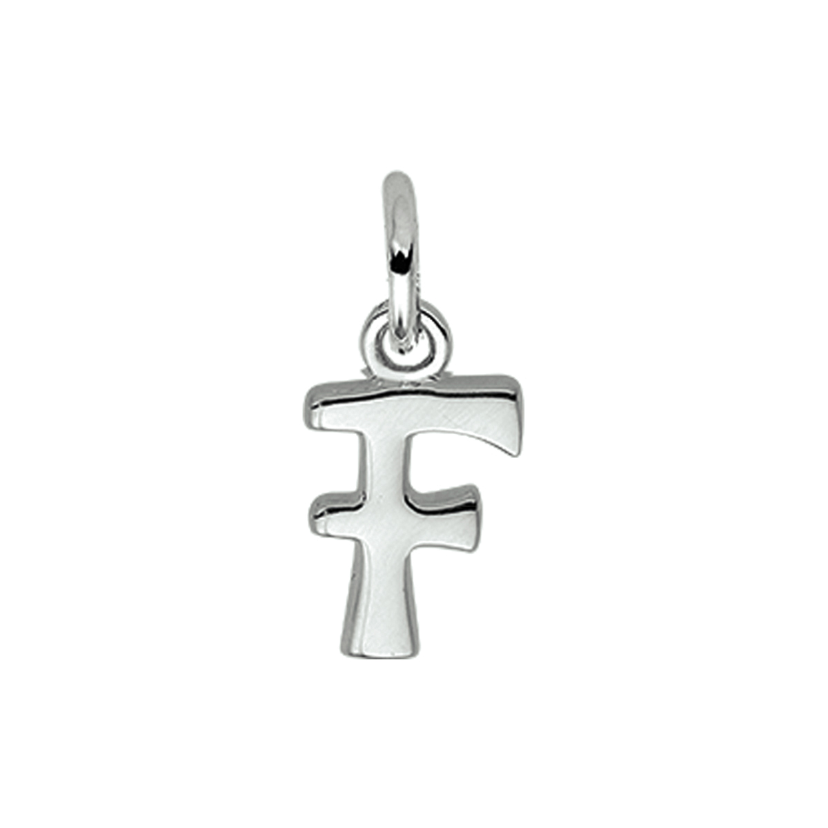 De Zilveren letterhanger F is een verfijnd zilveren hanger met een gewicht van 0,51 gram. Het sieraad heeft een glanzende afwerking en is 12 mm hoog en 7 mm breed. Ideaal voor een persoonlijke touch aan je ketting. Draag het aan een elegante hanger voor een stijlvolle uitstraling. 