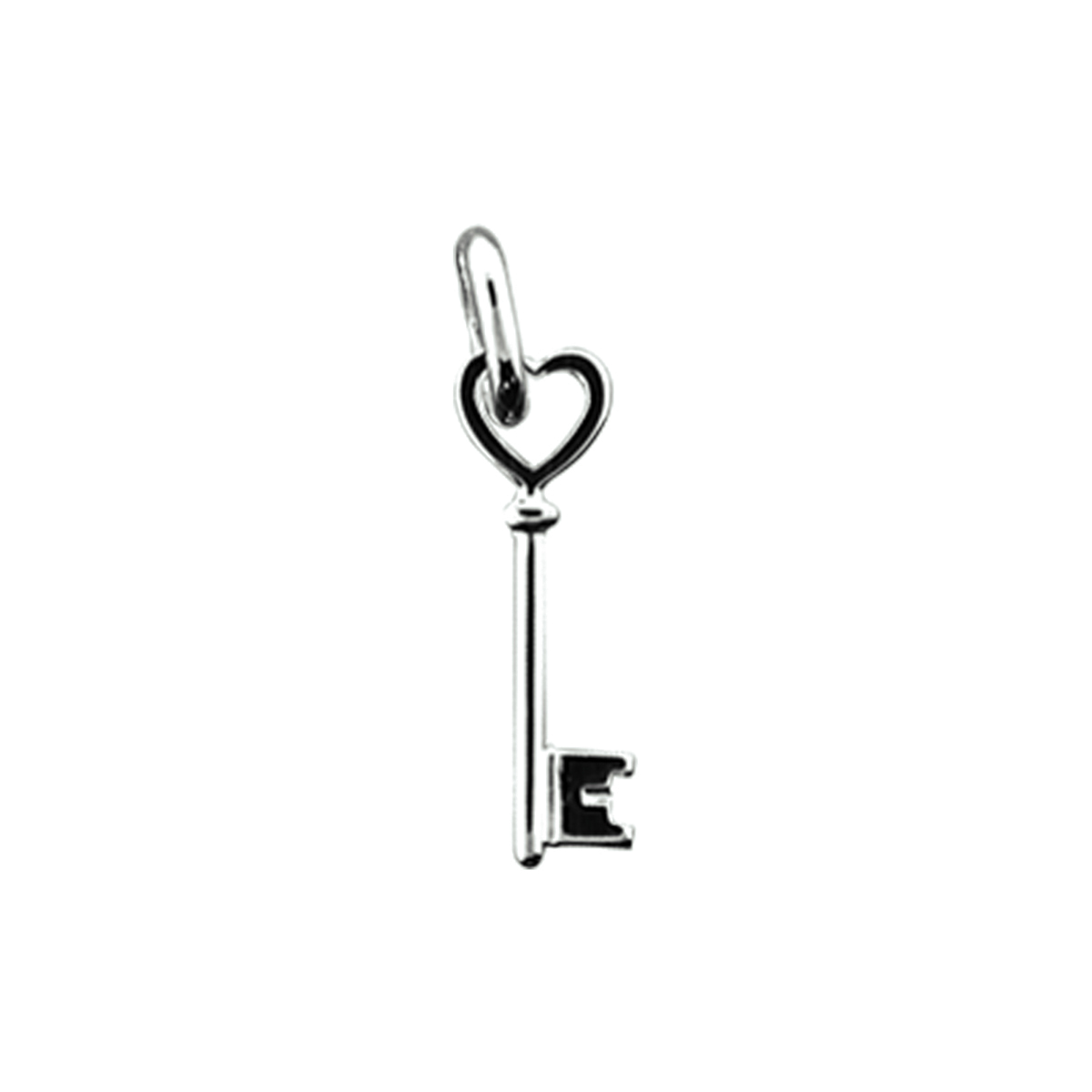 hanger sleutel zilver wit