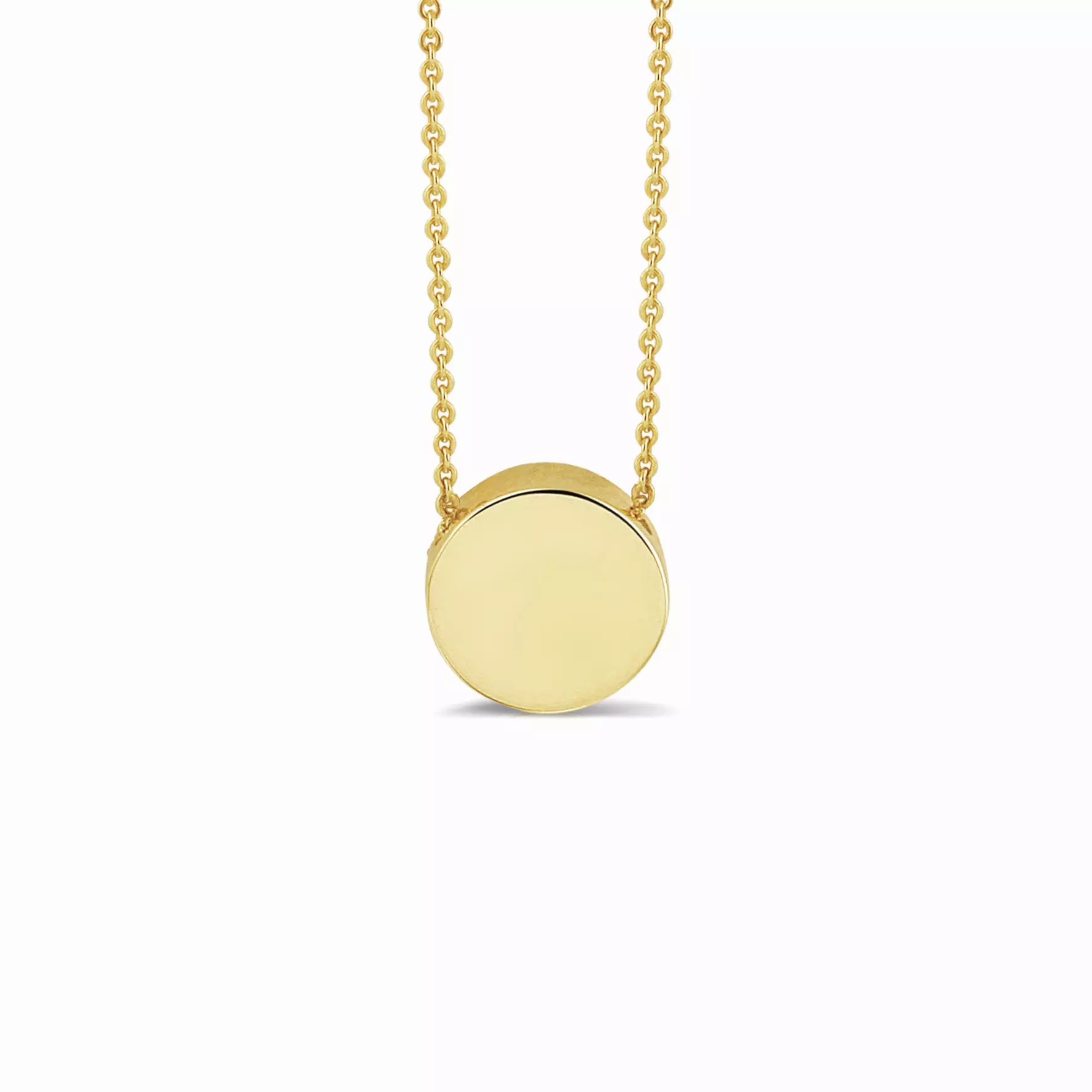 See You Gedenksieraden - 14kt Geelgouden collier incl. hanger, As-Sieraad, 42/45cm - 704-Y14