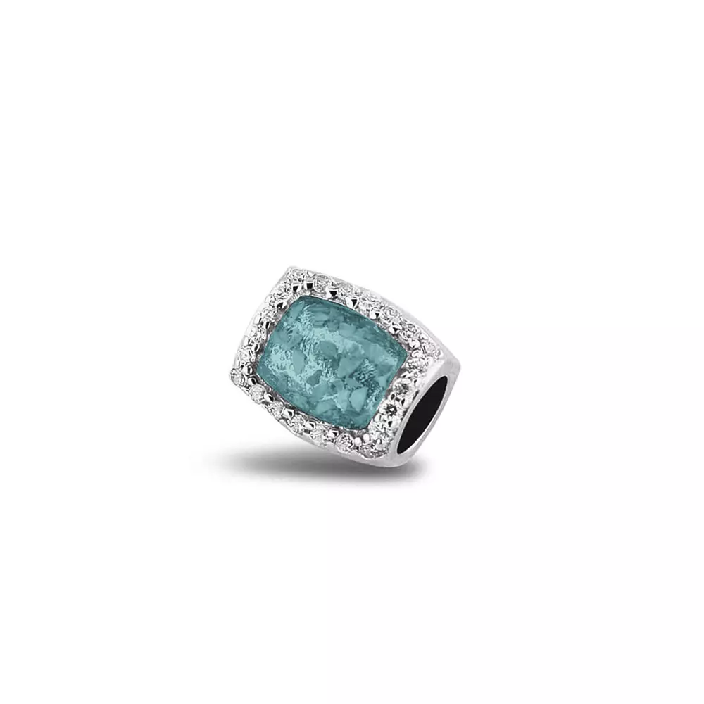 See You Gedenksieraden - Zilveren as-bedel / Charm voor aan een pandora armband - 801-S
