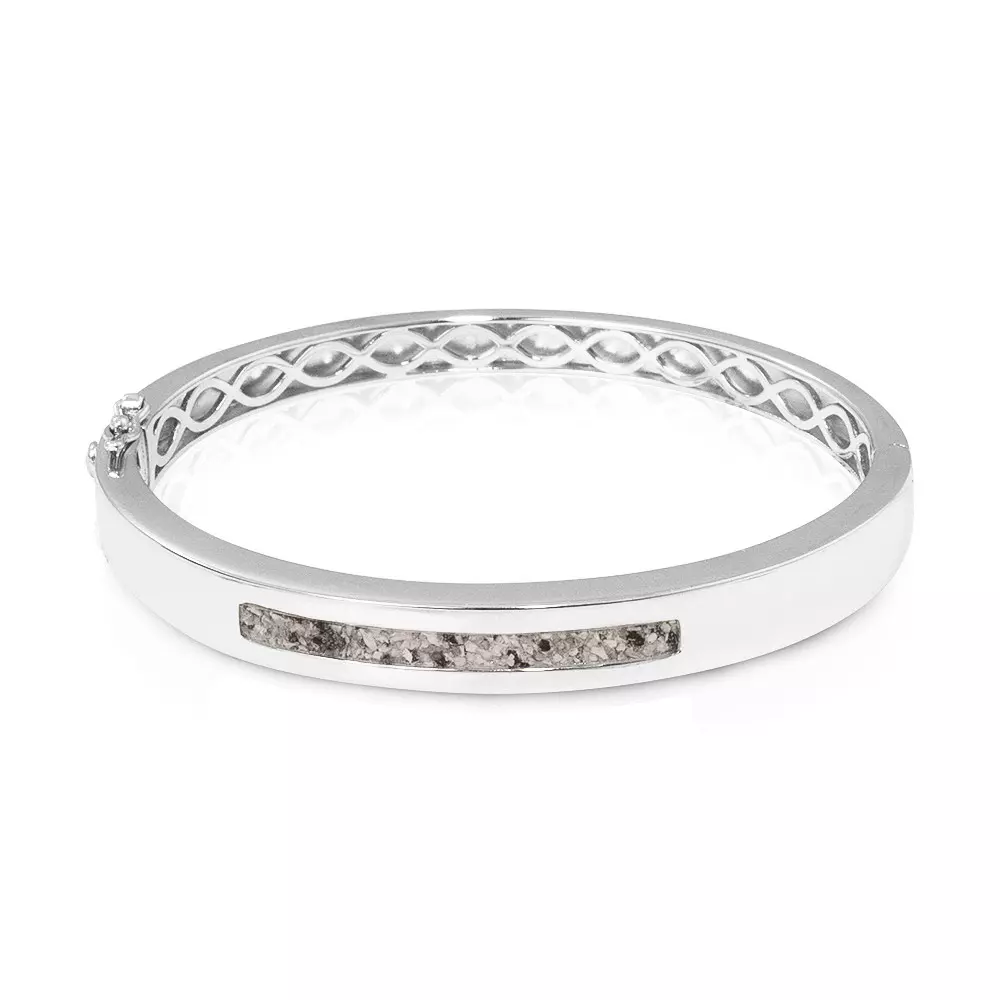 See You Gedenksieraden - Zilveren bangle armband, As-Sieraad, 57mm