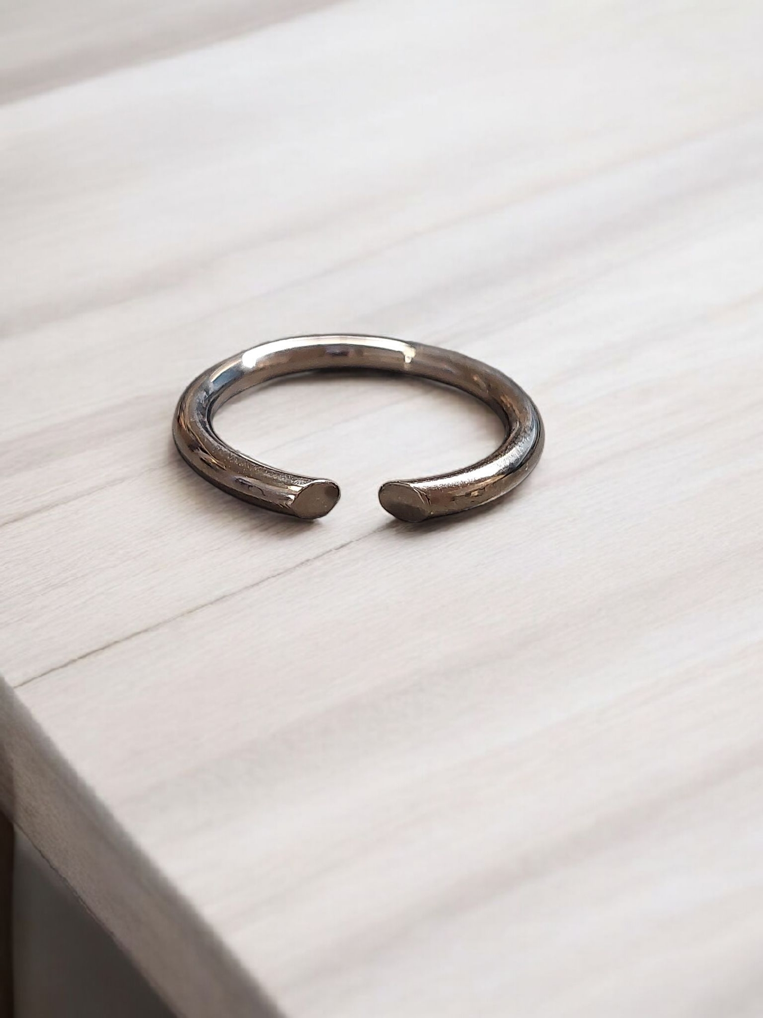 14kt witgouden Cable ring