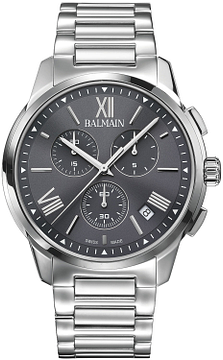 Op zoek naar een stijlvol horloge dat zowel klassiek als modern is? Dan is de BALMAIN MADRIGAL B74813371 het perfecte horloge voor jou. Dit prachtige horloge heeft een analoge tijdaanduiding en werkt op een betrouwbaar quartz uurwerk. Met een diameter van 42 mm en een hoogte van 10 mm is dit horloge een echte eyecatcher om je pols.

De ronde behuizing van de BALMAIN MADRIGAL B74813371 is zilverkleurig en gemaakt van hoogwaardig roestvrij staal. De antracietkleurige wijzerplaat en het saffierglas zorgen voor een luxe uitstraling. De zilverkleurige band van roestvrij staal maakt het geheel helemaal af.

Dit horloge is niet alleen mooi, maar ook praktisch. Met de datumweergave heb je altijd de juiste datum bij de hand. 

De vlinder- of vouwsluiting zorgt ervoor dat het horloge stevig om je pols blijft zitten. Of je nu een formele gelegenheid hebt of gewoon je dagelijkse outfit wilt opvrolijken, dit horloge past bij elke look.

 Met de BALMAIN MADRIGAL B74813371 om je pols ben je verzekerd van een tijdloos en elegant accessoire waar je jarenlang plezier van zult hebben.