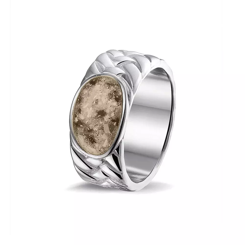 See You Gedenksieraden - Zilveren memorial ring, as-sieraad - ROR-008-S-64