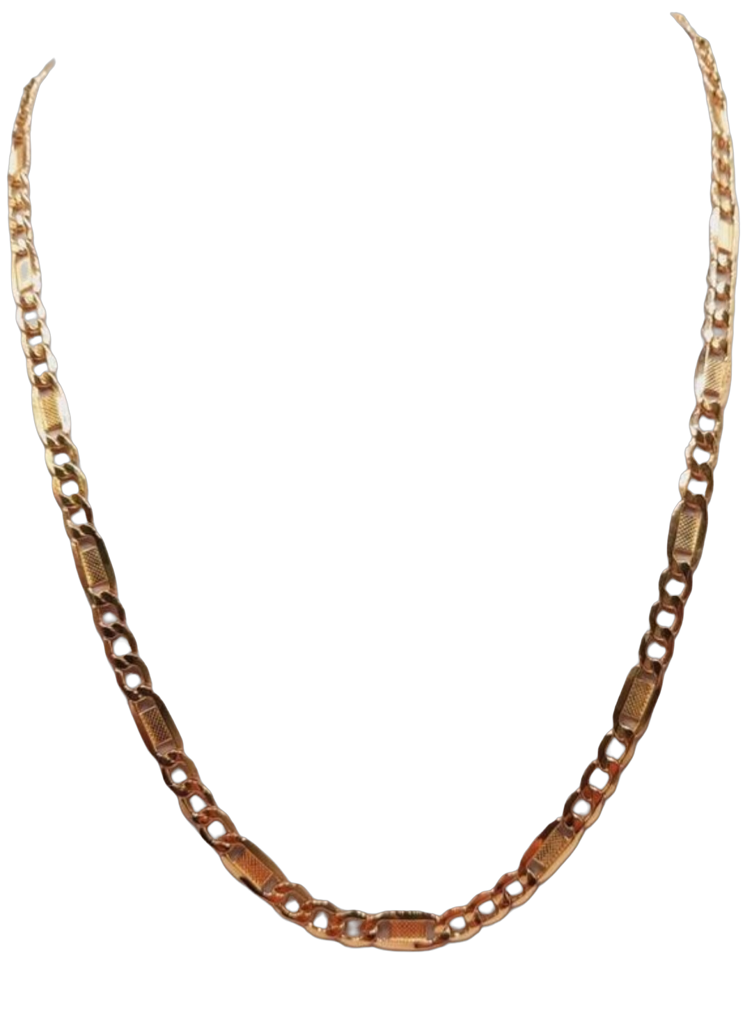 De gouden ketting met modelnummer 00042 is een elegant 14-karaats sieraad, met een breedte van 5,8 mm en een gewicht van 12,88 gram. De ketting is goudkleurig en meet 70 cm. Perfect om te dragen als statement stuk of voor dagelijks gebruik, deze ketting voegt een vleugje luxe toe aan elke outfit.