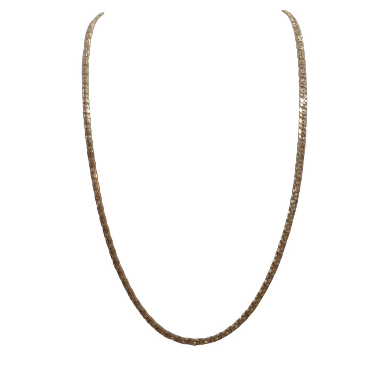 De gouden ketting, modelnummer BREA-RDL-0002863, is een 14-karaats gouden halsketting van 55 cm lang en 2,4 mm breed. Hij weegt 8,2 gram en heeft een glanzende afwerking. De ketting is goud-zilver gekleurd en straalt elegantie uit. Perfect om dagelijks of bij speciale gelegenheden te dragen. 