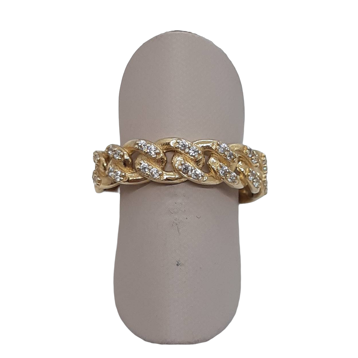 De gouden ring met modelnummer BREA-JOY-0002871 is een verfijnd sieraad van 14 karaat goud, voorzien van schitterende stenen. Met een subtiele glans en ringmaat 54 is het een perfecte aanvulling op elke outfit. Deze ring komt het best tot zijn recht wanneer hij solo gedragen wordt of gecombineerd met andere gouden accessoires voor een stijlvolle look.
