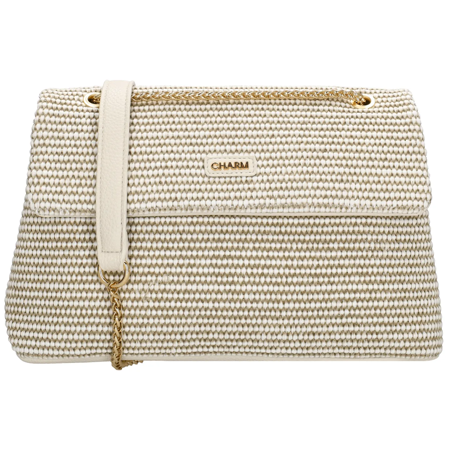De Charm London Paris Crossbodytas is een elegante en veelzijdige tas met een zomerse riet-look. Dankzij de twee aparte vakken houd je je essentials netjes georganiseerd en binnen handbereik. De goudkleurige ketting is op twee manieren te dragen, waardoor je eenvoudig kunt wisselen tussen een schouder- en crossbody-stijl.

Voor extra functionaliteit heeft de tas een handig achterritsvak en een telefoonvak aan de binnenkant, ideaal om je belangrijkste spullen veilig op te bergen. Een perfecte tas voor een zomerse dag, een avondje uit of als stijlvolle alledaagse accessoire!

Kenmerken:


Crossbodytas met stijlvolle riet-look
Twee aparte vakken voor optimale organisatie
Goudkleurige ketting, draagbaar op twee manieren
Achterritsvak voor extra opbergruimte
Telefoonvak aan de binnenkant