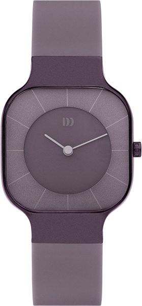 Solar horloge aubergine kleurig