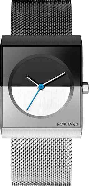 Dit 525 Jacob Jensen horloge is een stijlvol horloge van hoge kwaliteit. 2 jaar garantie