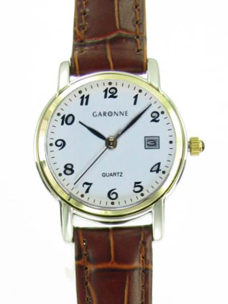 Dit is een horloge van het merk Garonne.