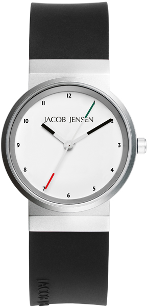 Dit mooie en minimalisme uitstralende horloge heeft een kastdoorsnede van 29 mm en heeft een band van rubber in de kleur zwart. De kleur van de wijzerplaat is wit en de kast van het horloge is zilverkleurig. Dit Jacob Jenzen horloge is analoog uitgevoerd en heeft een kwaliteitsuurwerk. Het horloge is tot 3 ATM waterdicht en is een echte functionele eyecatcher.

Jacob Jenzen horloges kenmerken zich door de vaak minimalistische, klassieke en tijdloze ontwerpen die worden bedacht door Deense ontwerpers. Denemarken is het thuisland van Jacob Jenzen. De horloges stralen vaak in al zijn eenvoud een grote kracht uit. Jacob Jenzen horloges worden gemaakt van de beste materialen en met grote aandacht voor detail.