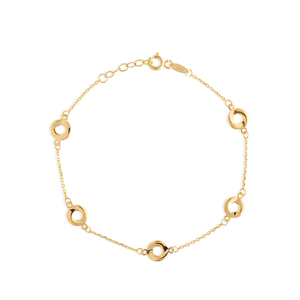 Deze armband is van het merk Swing Jewels. Het is een damessieraad gemaakt van goud, 14 karaat, (legering: 0.585).