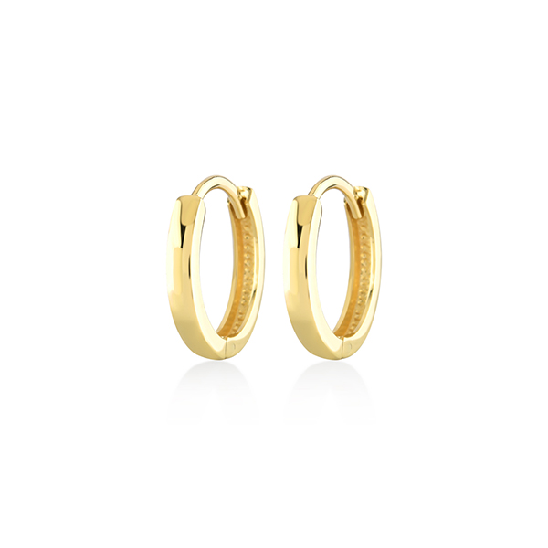 Dit zijn creolen van het merk Swing Jewels. De kleur van het sieraad is geelgoud.