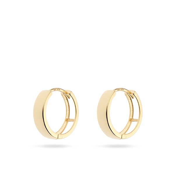Deze creolen zijn van het merk Swing Jewels. Het zijn creolen voor dames. De creolen zijn gemaakt van goud, 18 karaat, (legering: 0.75). De creolen zijn geelgoud van kleur.
De verdere specificaties van de creolen zijn als volgt:
Breedte (mm): 14
Lengte (mm): 14