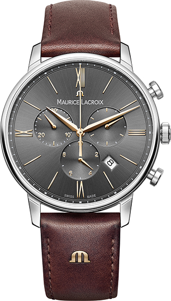 
Model: EL1098-SS001-311-1

Voordelen
- band echt leer bruin
- chronograaf/stopwatch
- mili seconde wijzer (onderdeel chronograaf)
- wijzerplaat grijs met gouden streepjes
- glas is zeer krasvast
- spat waterdicht: handenwassen, regen
- quartz
- maat kast 40mm (breedte) 8mm (dikte)




