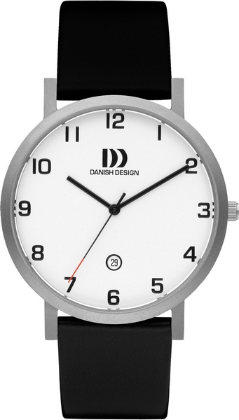 Dit is een horloge van het merk Danish Design gemaakt voor heren.
De specificaties zijn als volgt:
Kastmaat: 40 mm
Kastdikte: 7,5
Bandlengte: 200
Bandbreedte: 20
Gewicht: 28 gram
Waterdichtheid: 3 ATM / 30 Meter / 100 Feet
Dit horloge heeft de volgende functies/eigenschappen:
Datumaanduiding