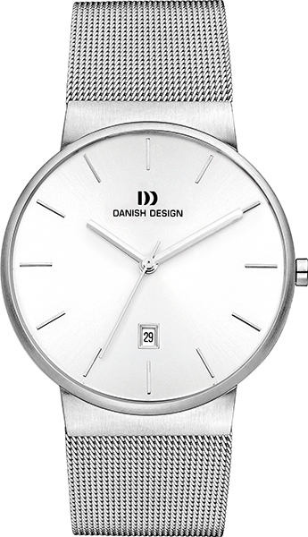 Danish Design horloge heren edelstaal