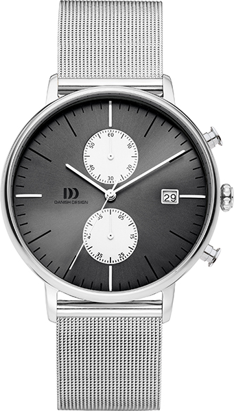 Dit trendy heren Danish Design IQ78Q975 horloge beschikt over een quartz uurwerk en een prachtige zilverkleurige band. De kleur van de rond kast van dit herenhorloge is zilverkleurig. Het glas van dit horloge is gemaakt van een sterk mineraal glas. Dit prachtige horloge van Danish Design is gemaakt van staal. De wijzerplaat is in de kleur zilver-grijs.