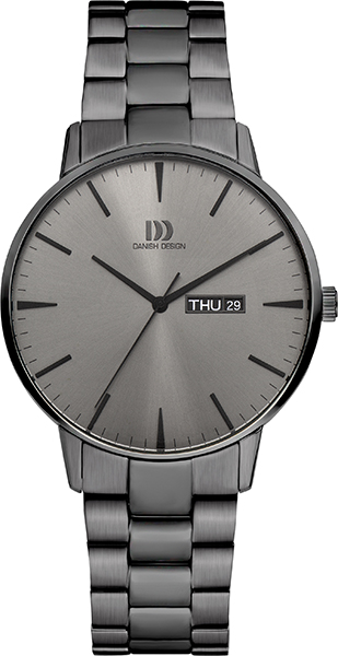 Dit Danish Design horloge heeft een kleur coating op de roestvrijstalen kast met een diameter van 41mm en is voorzien van een metalen band. In de kast bevindt zich een kwaliteitsuurwerk en is afgewerkt met mineraalglas.

Het horloge is 3ATM. Dit betekent dat het horloge spatwaterdicht is. Verder wordt het horloge geleverd met 2 jaar wereldwijde garantie.