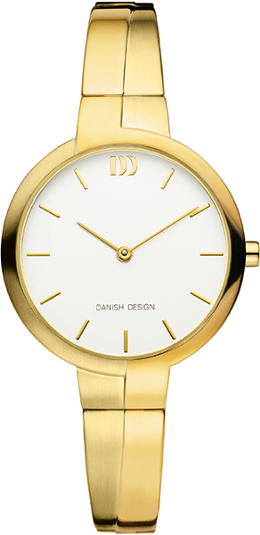 Dit trendy dames Danish Design IV05Q1225 horloge beschikt over een quartz uurwerk en een prachtige goudkleurige band. De kleur van de rond kast van dit dameshorloge is goudkleurig. Het glas van dit horloge is gemaakt van een sterk mineraal glas. Dit prachtige horloge van Danish Design is gemaakt van staal. De wijzerplaat is in de kleur zilverkleurig.