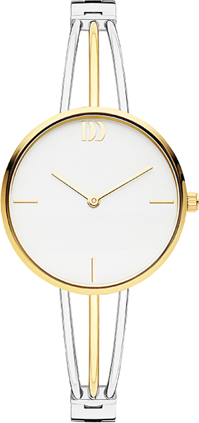 Bicolour klemband horloge Danish Design