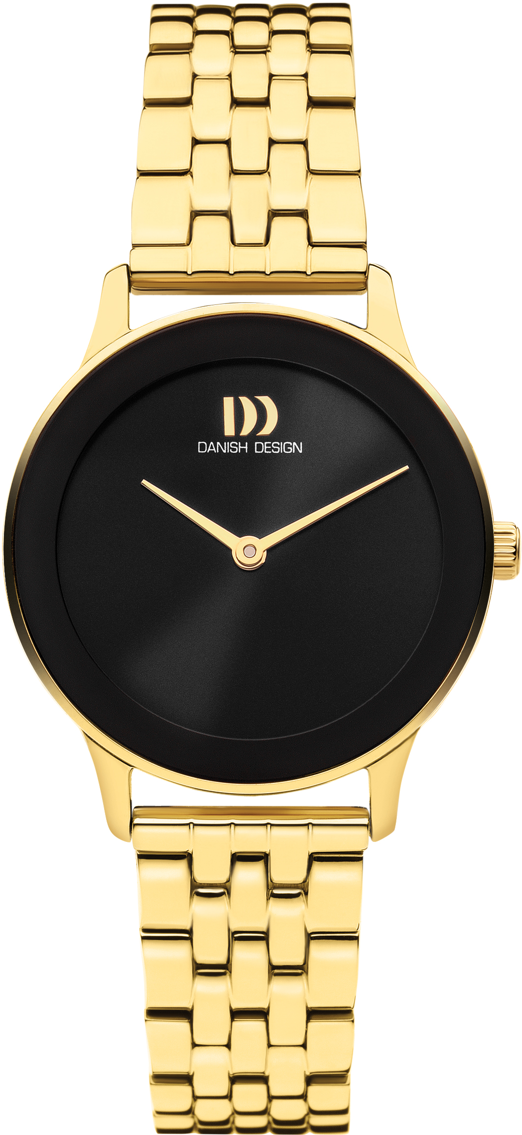 Dit dameshorloge is van het merk Danish Design. Het is een analoog horloge met een band gemaakt van edelstaal.De diameter van de kast is29 mm.
De verdere specificaties van het horloge zijn als volgt:
Glassoort: mineraal
Kastmateriaal: edelstaal
Waterdichtheid: 3 ATM
Techniek: quartz
Kastkleur: goud
Kastvorm: rond
Wijzerplaatkleur: zwart
Index: geen
Bandkleur: goud
