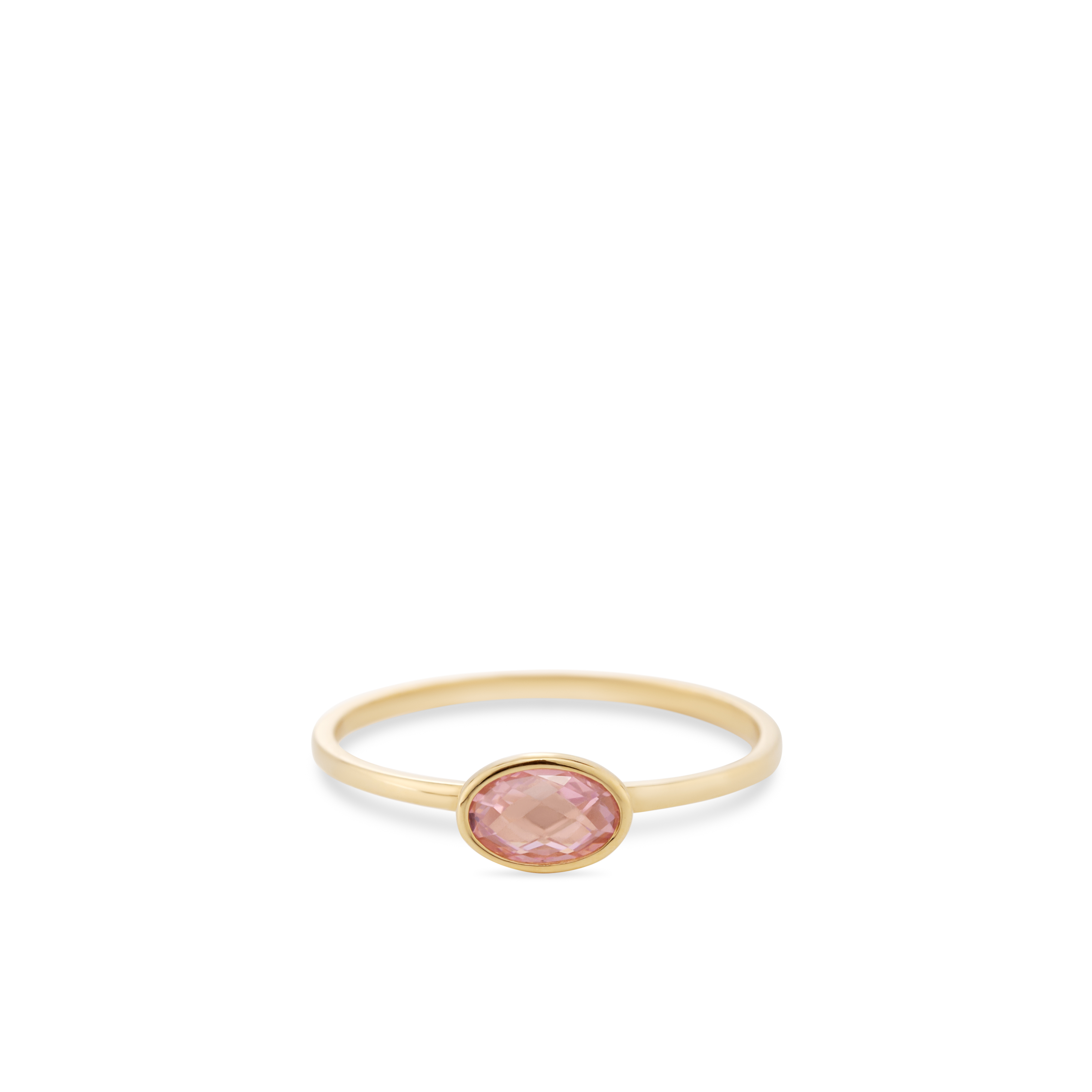 Dit is een ring van het merk Swing Jewels. De kleur van het sieraad is geelgoud. Dit sieraad bevat de edelsteen: zirconia. De kleur van deze edelsteen is: fuchsia.