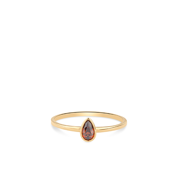 Swing Jewels goud ring met bruin zirkonia RDC01-4326-01-54