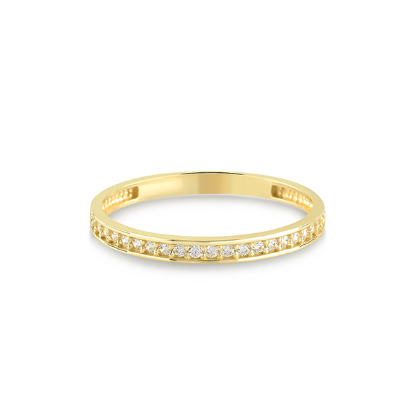 Dit is een ring van het merk Swing Jewels gemaakt voor dames in goud 18 k met zirconia 
De specificaties zijn als volgt:
Ringmaat: 54