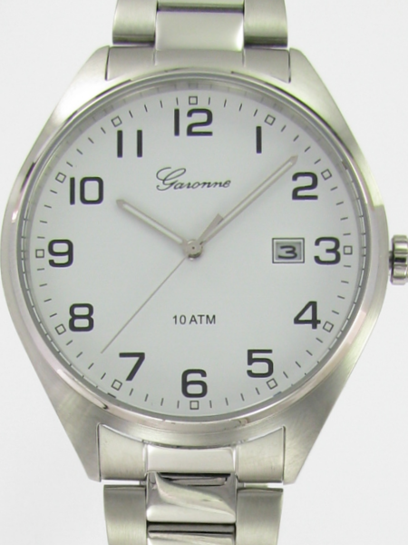 Dit is een horloge van het merk Garonne gemaakt voor heren.
De specificaties zijn als volgt:
Kastmaat: 42mm
Waterdichtheid: 10 ATM / 100 Meter / 330 Feet