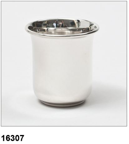 VERZILVERDE KINDERBEKER TULP GLAD 