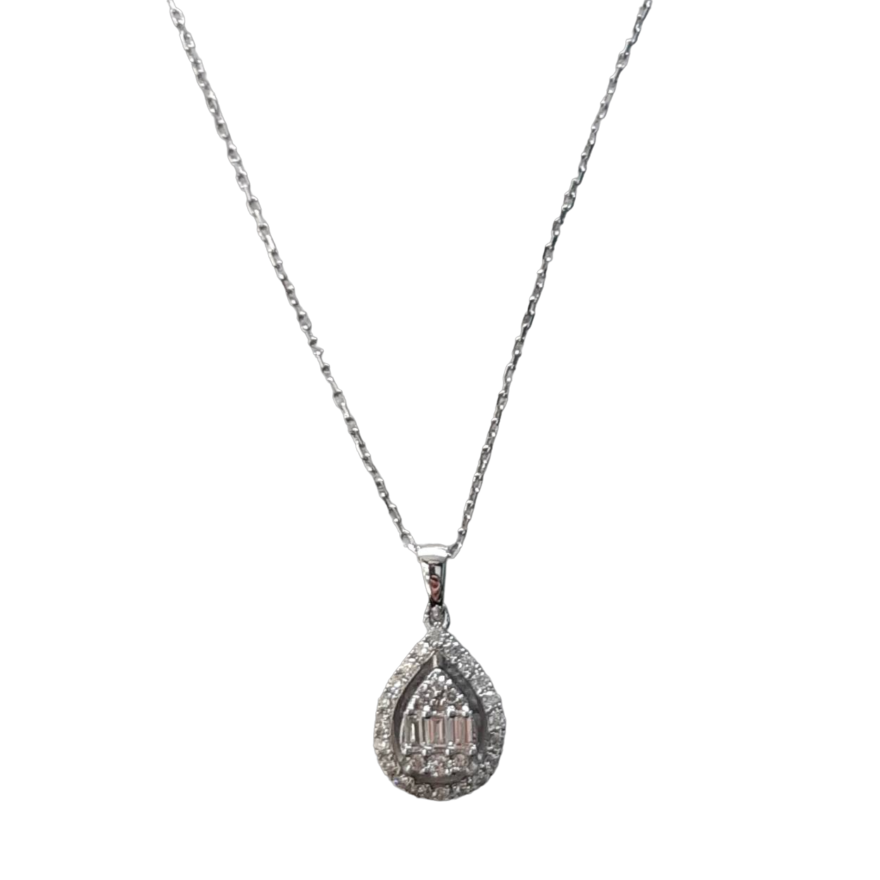 diamant gouden ketting 0.17 f si0.09 bg