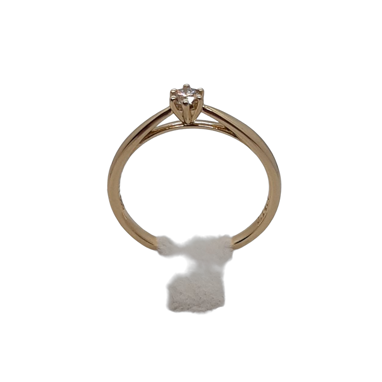 De Diamanten Verlovingsring, modelnummer BREA-0002824, is een verfijnde gouden ring met een schitterende SI1 kwaliteit, ronde diamant van 0,14 karaat in kleur F. Gemaakt van 14-karaats goud en glanzend afgewerkt. Perfect voor maat 54. Draag deze ring als symbool van eeuwige liefde en elegantie op speciale gelegenheden en belangrijke momenten.
